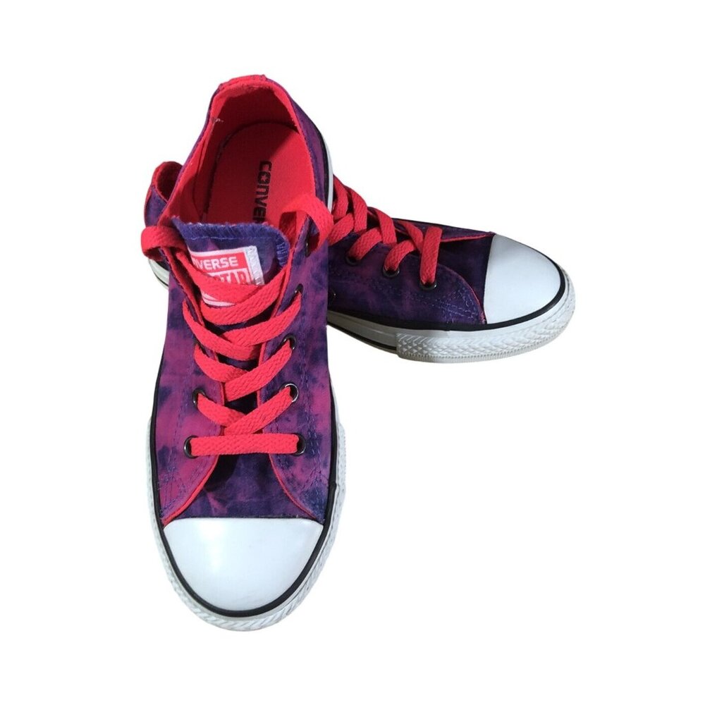 CONVERSE All Star Shoes Girls Size 3 Pink Purple Tye Dye Limited Edition S1-11
